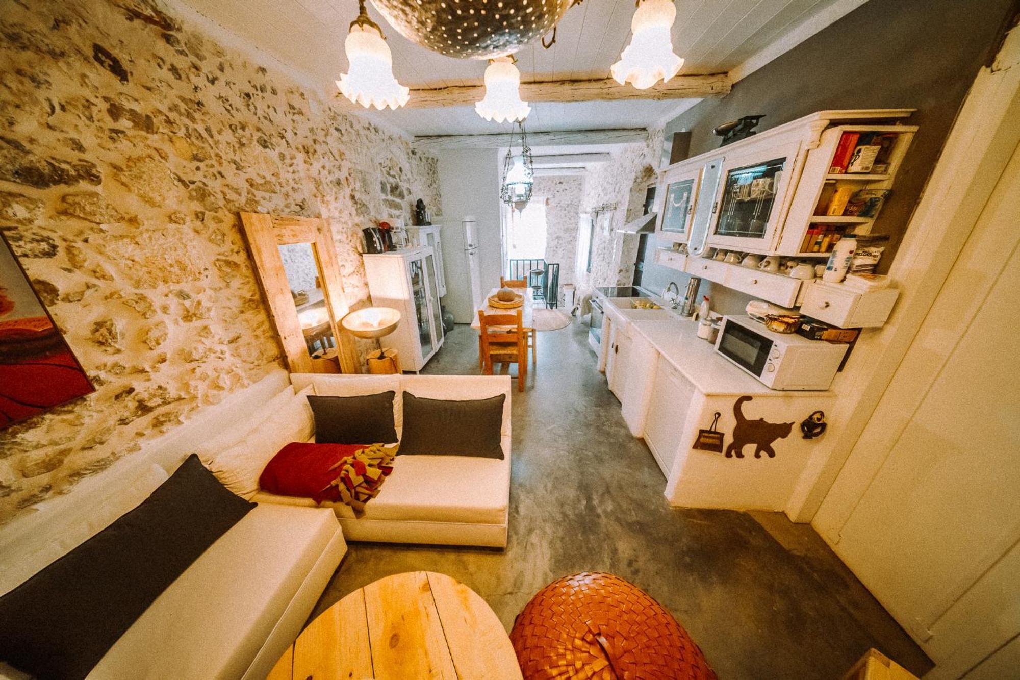 Arménoi Antonia'S Stonebuilt Mansion With A Private Pool 빌라 외부 사진
