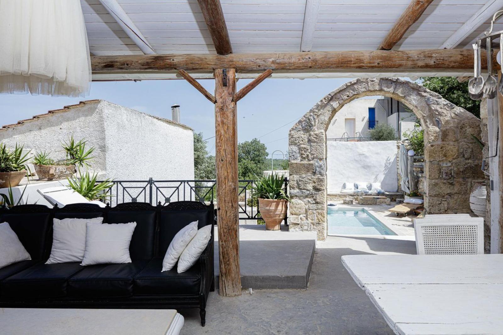 Arménoi Antonia'S Stonebuilt Mansion With A Private Pool 빌라 외부 사진